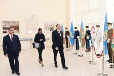 Президент Азербайджана и его супруга приняли участие в открытии Музея флага в Агдамском районе (ФОТО)