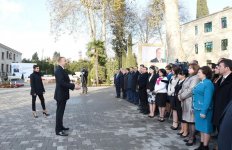 Ilham Aliyev launches Tartar city water supply and sanitation system (PHOTO)