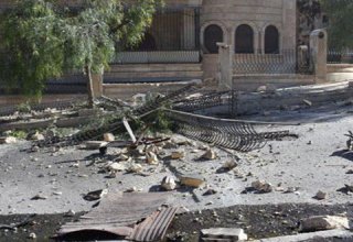 Один человек погиб в результате обстрела боевиками поселка на окраине Алеппо