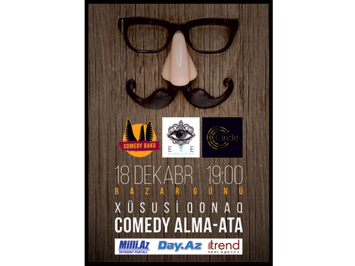 Веселое воскресенье в Баку с резидентами Comedy из Азербайджана и Казахстана