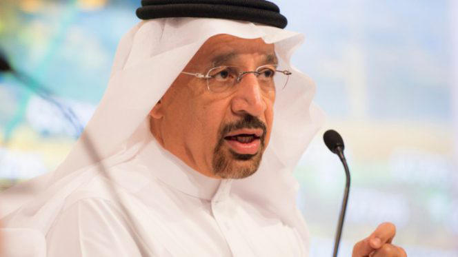 Saudi energy minister says oil market on 'right track'