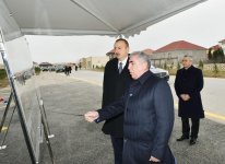 Президент Ильхам Алиев принял участие в открытии реконструированной автодороги Рамана-Маштага (ФОТО)