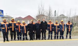 Ilham Aliyev opens renovated highway section in Surakhani (PHOTO)
