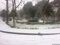 Bakü'den kar manzaraları (Fotoğraf)