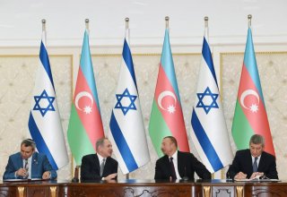 Azərbaycan-İsrail sənədləri imzalanıb (FOTO)