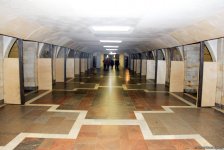 Продолжаются ремонтно-восстановительные работы на одной из станций Бакинского метро  (ФОТО)