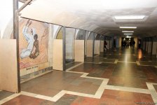 Продолжаются ремонтно-восстановительные работы на одной из станций Бакинского метро  (ФОТО)