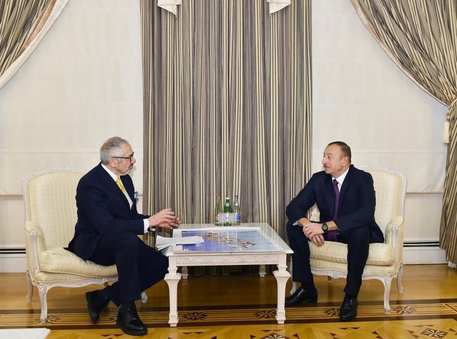 Ilham Aliyev meets Danieli Group CEO