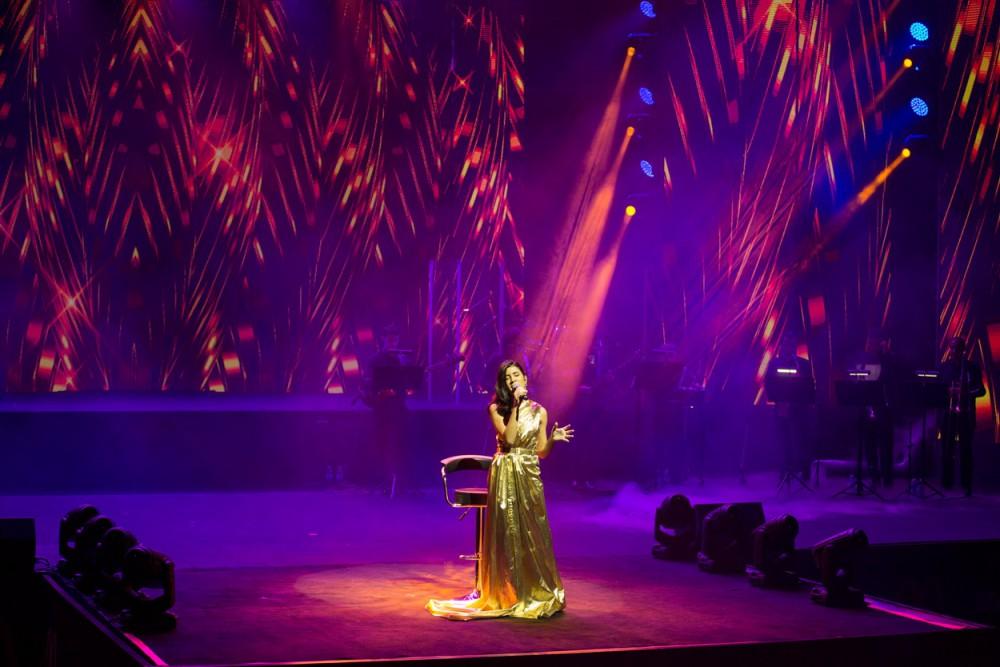 Leyla Əliyeva “Zima” Uşaq Estrada Musiqisi Festivalına baş çəkib (FOTO)