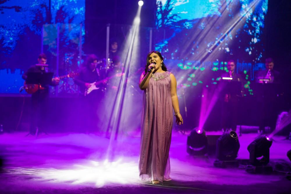 Leyla Əliyeva “Zima” Uşaq Estrada Musiqisi Festivalına baş çəkib (FOTO)