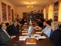 Puşkin adına Dövlət Rus Dili İnstitutunun əməkdaşları Bilik Fondunda olublar  (FOTO)