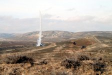 "İldırım" zenit-raket komplekslərindən döyüş atışları icra edilib  (FOTO/VİDEO)