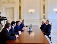 Azerbaycan Cumhurbaşkanı Türkiye, Kazakistan ve Kırgızistan Parlamento Başkanları'nı kabul etti - Gallery Thumbnail