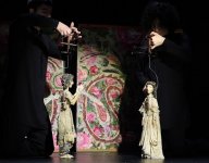 Президент Азербайджана и его супруга приняли участие в открытии Театра марионеток в Баку (ФОТО)