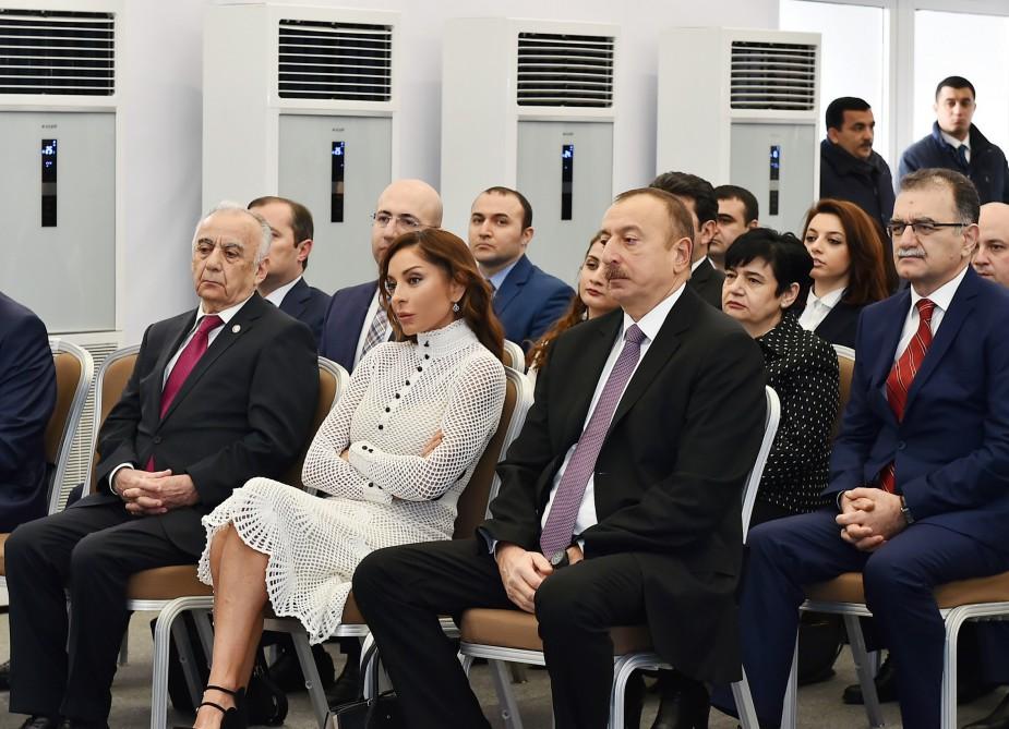 Ilham Aliyev, his spouse attend groundbreaking ceremony of 9-storey building in Yasamal (PHOTO)