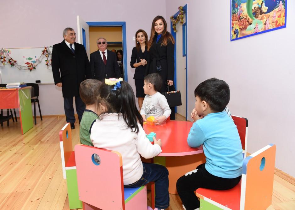 Mehriban Aliyeva views newly-built orphanage-kindergarten in Bina (PHOTO)