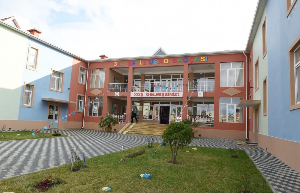 Mehriban Aliyeva views newly-built orphanage-kindergarten in Bina (PHOTO)