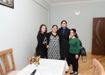 Mehriban Aliyeva opens residential building for graduates of orphanages in Masazir (PHOTO)