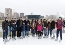 Ilham Aliyev, his spouse open new park in Baku  (PHOTO)