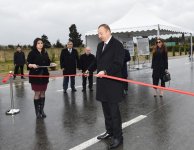 Prezident İlham Əliyev və xanımı Qala-Pirallahı yolunun ikinci hissəsinin açılışında iştirak ediblər (YENİLƏNİB)  (FOTO)