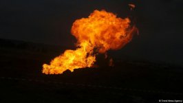 Взрыв на газопроводе в Баку (ФОТО)