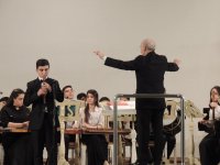 Произведения выдающихся азербайджанских композиторов в исполнении юных музыкантов (ФОТО)