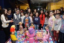 Leyla Aliyeva views Art Doll exhibition (PHOTO)