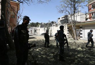 Car bomb, gunfire outside Afghanistan ministry; two wounded