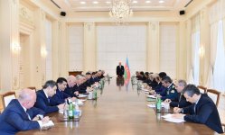 Под председательством  Президента Азербайджана Ильхама Алиева прошло заседание  Кабмина (ФОТО)