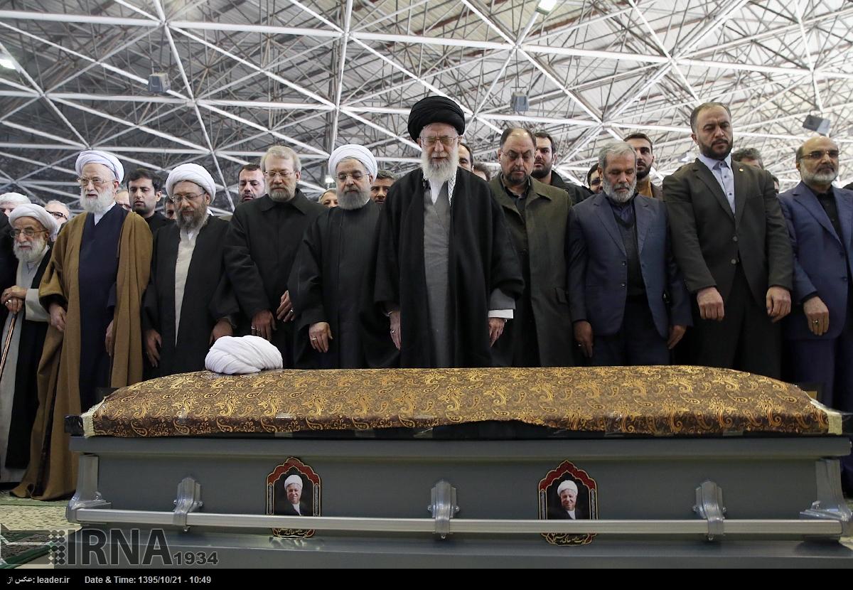 Iran's Khamenei leads prayers for late Rafsanjani