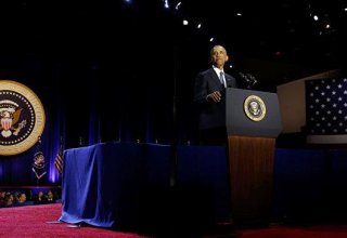 In final address, Obama touts values and prods Trump