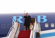 Завершилась поездка  Президента Ильхама Алиева в Нахчыванскую АР (ФОТО)