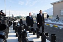 Ilham Aliyev launches drinking water supply system in Shahbuz (PHOTO)