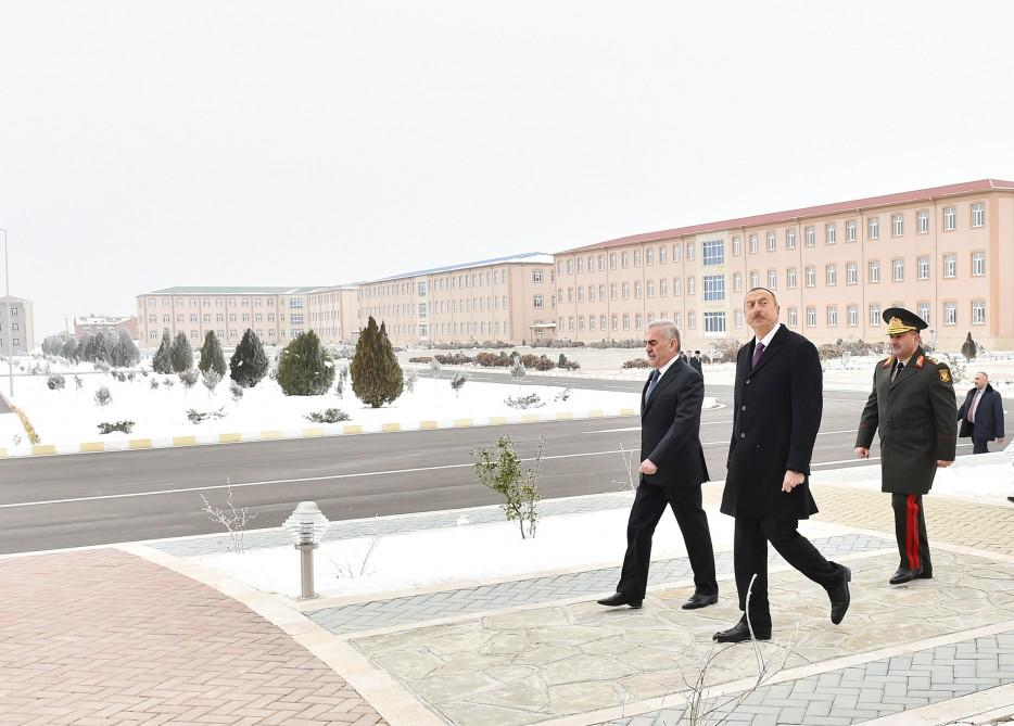 Ilham Aliyev opens barracks, military-household complex in Nakhchivan (PHOTO)