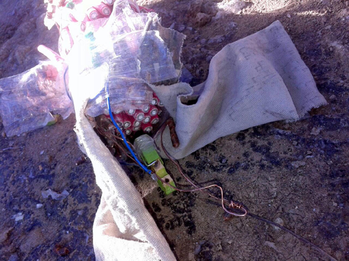 Armenian drone drops home-made explosive on Azerbaijani territory (PHOTO)
