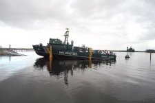 Спущен на воду пограничный сторожевой корабль «Туфан»  (ФОТО)
