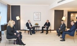 Президент Ильхам Алиев встретился в Давосе с генеральным исполнительным директором Statoil (ФОТО)