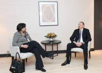 Президент Ильхам Алиев встретился в Давосе с корпоративным вице-президентом компании Microsoft (ФОТО)