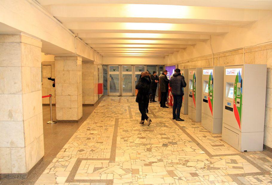 "İnşaatçılar" stansiyasının 1-ci vestibülü təmirə bağlanır (FOTO)