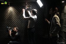Адриано Челентано и азербайджанские телеведущие (ВИДЕО, ФОТО)