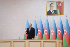 Ilham Aliyev attends opening of military camp in Absheron district  (PHOTO)