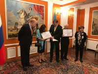 Посольство России в Баку вручило премии азербайджанским литераторам (ФОТО)