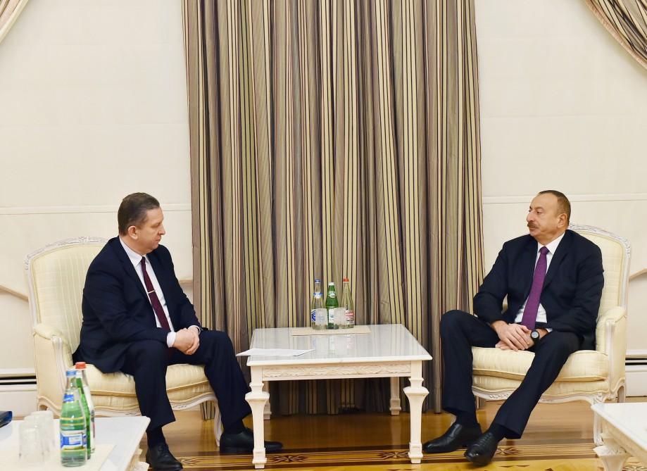 Ilham Aliyev receives Ukrainian minister of social policy
