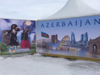 На Кубке мира по снежному поло в Швейцарии оборудованы уголки, пропагандирующие азербайджанскую культуру (ФОТО)