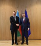 Президент Азербайджана встретился с председателем Совета ЕС (ФОТО)