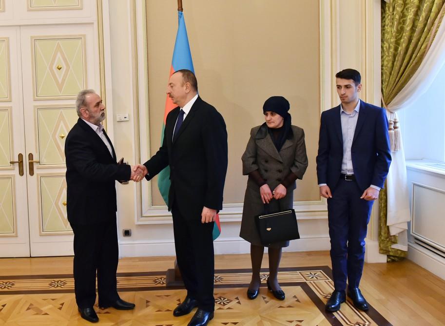 Президент Ильхам Алиев  дал указание  о выделении квартиры семье Национального героя Чингиза Гурбанова