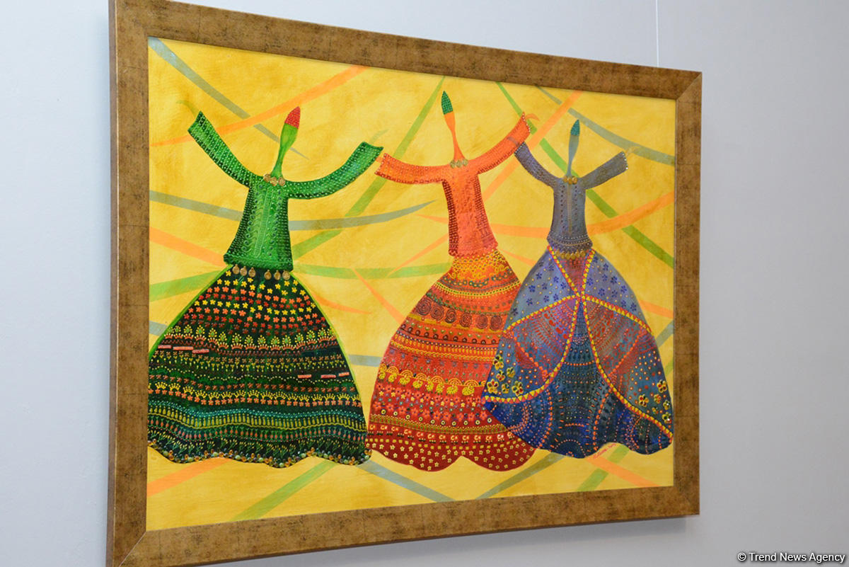 В Баку открылась выставка Милены Набиевой "Minabi - Узоры Мироздания": буйство красок, чувств и восприятия (ФОТО)