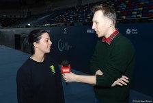 Тренер гимнастки из ЮАР: Мы счастливы, что можем тренироваться в Баку  (ФОТО)