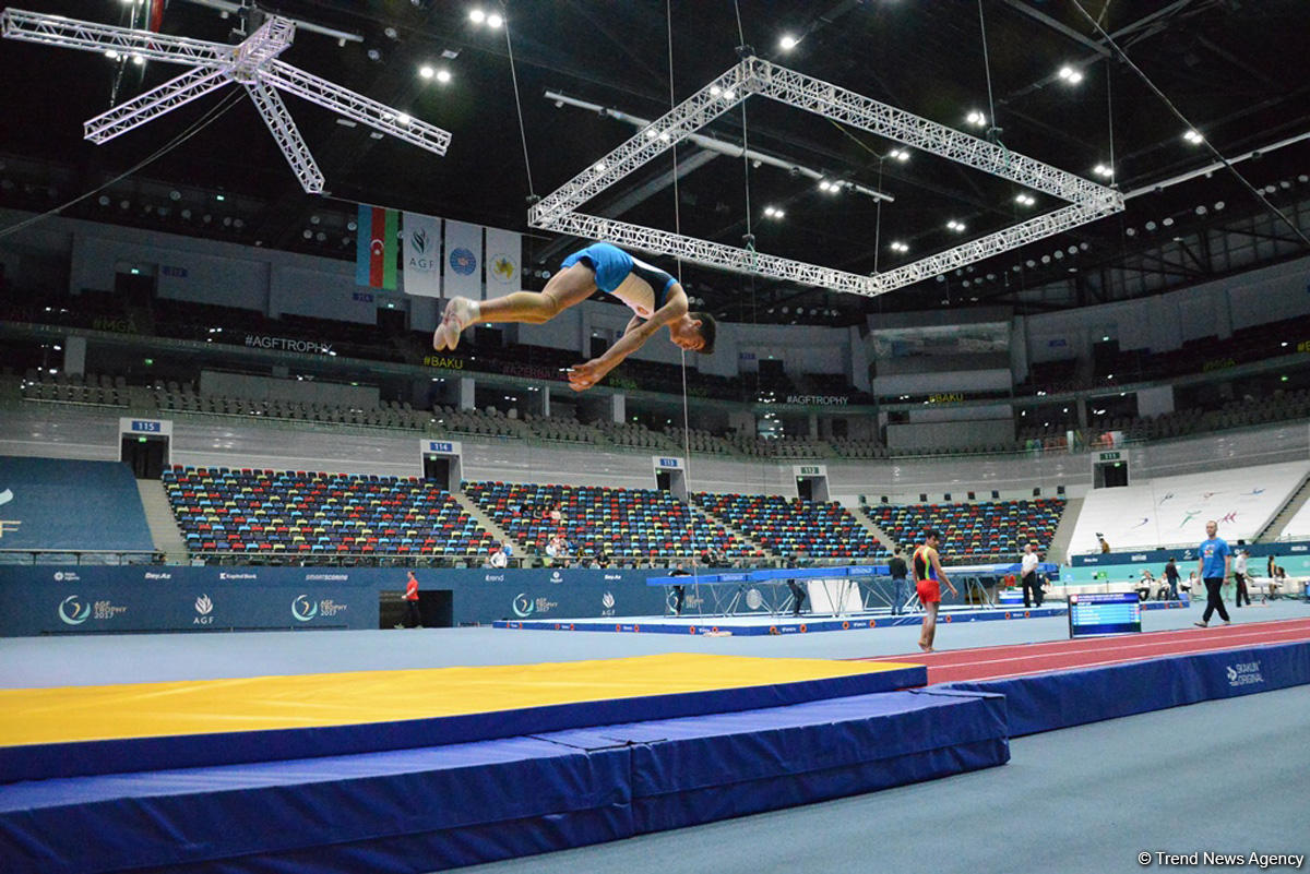 Baku hosts trainings of World Cup gymnasts (PHOTO)