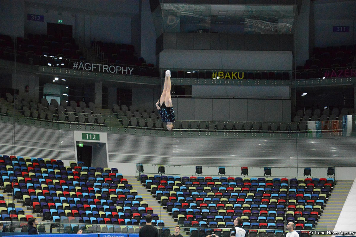 Baku hosts trainings of World Cup gymnasts (PHOTO)